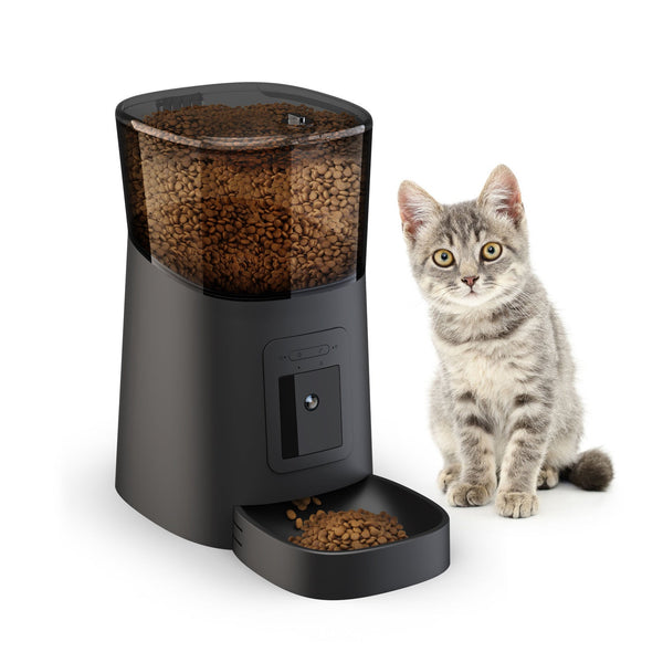 Automatic pet feeder with 1080p camera, 6 litre hopper